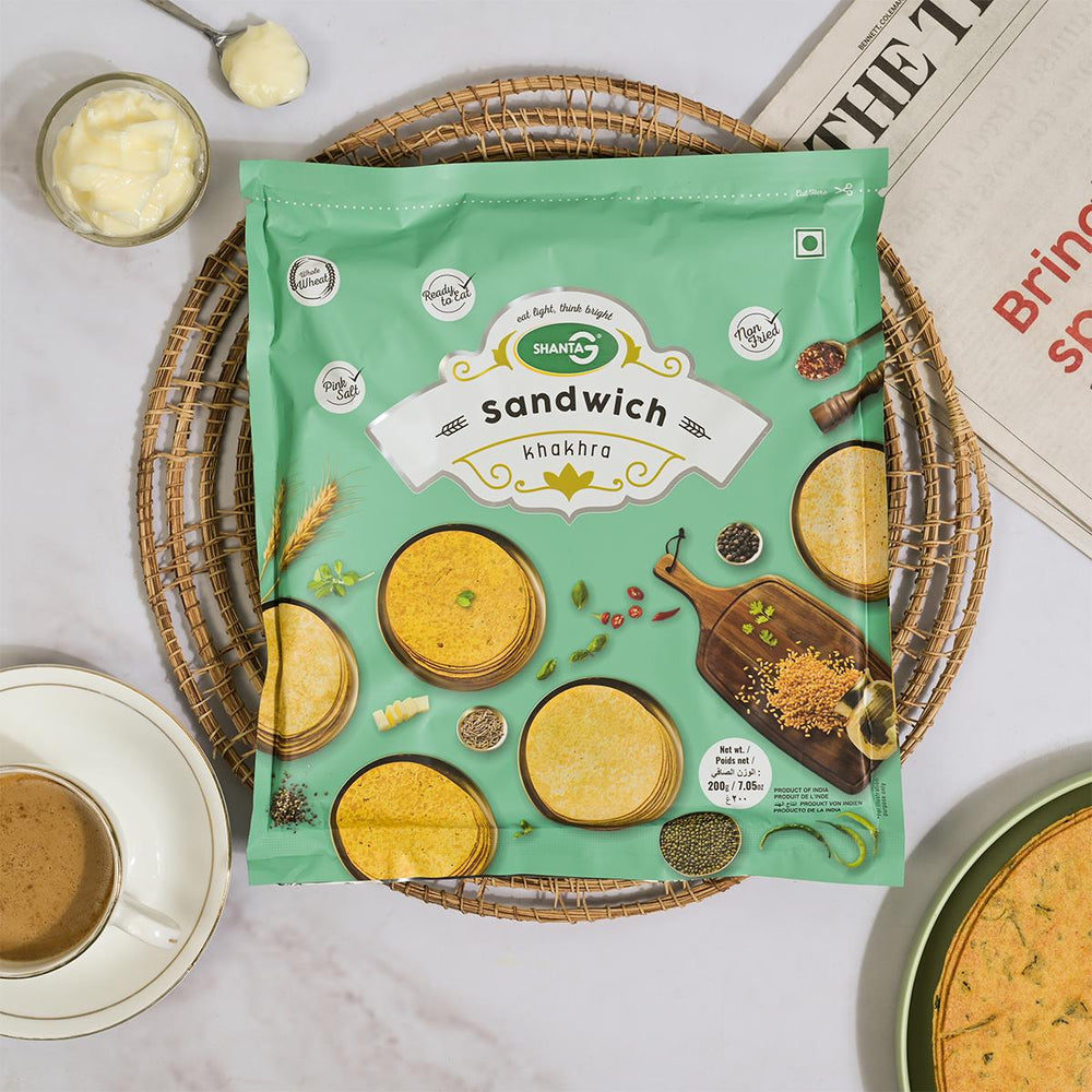 Sandwich Round Khakhra