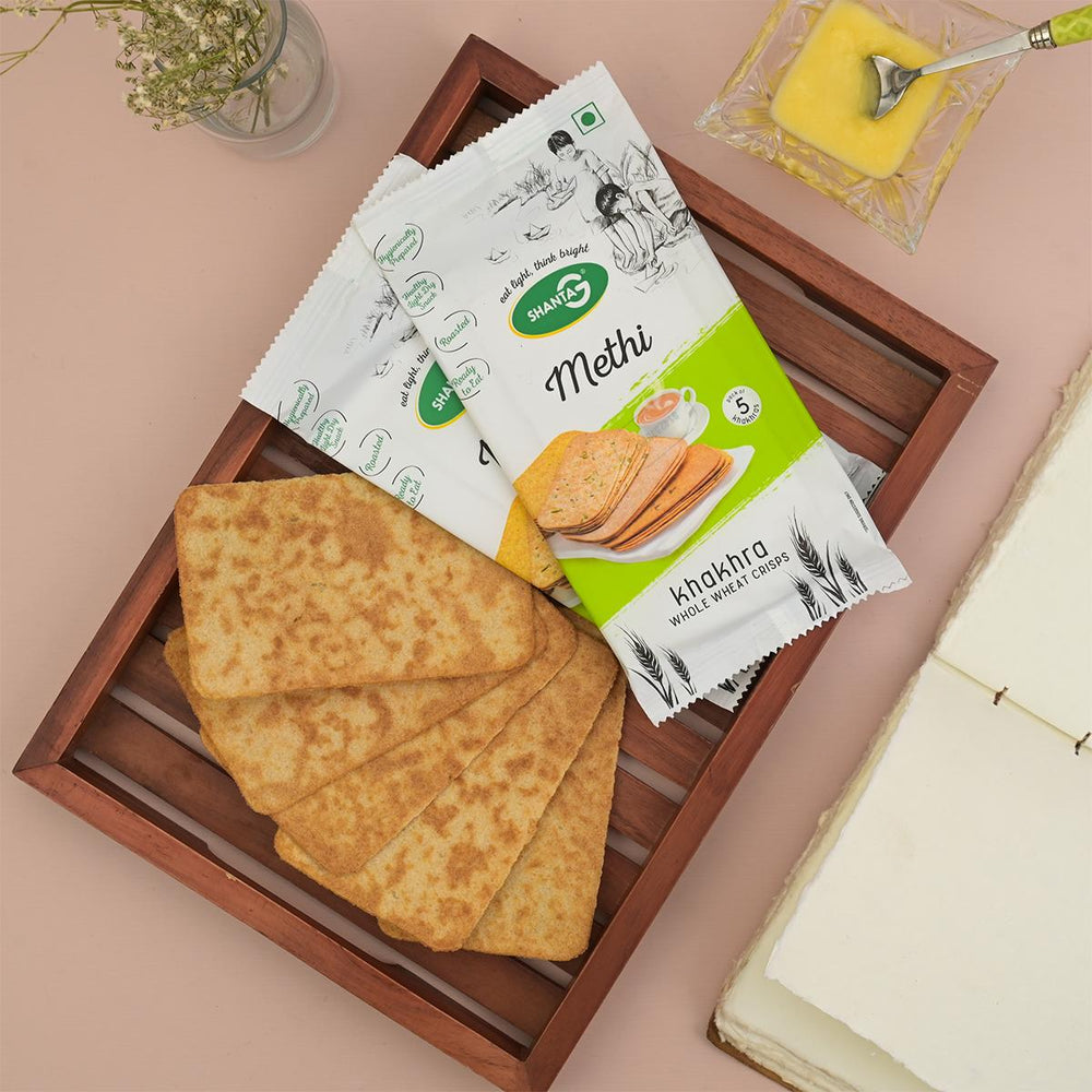 Methi Wheat Crisps Khakhra